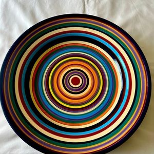 Havana by Tabletops Unlimited multi colored, 18 inch (Large) serving bowl.